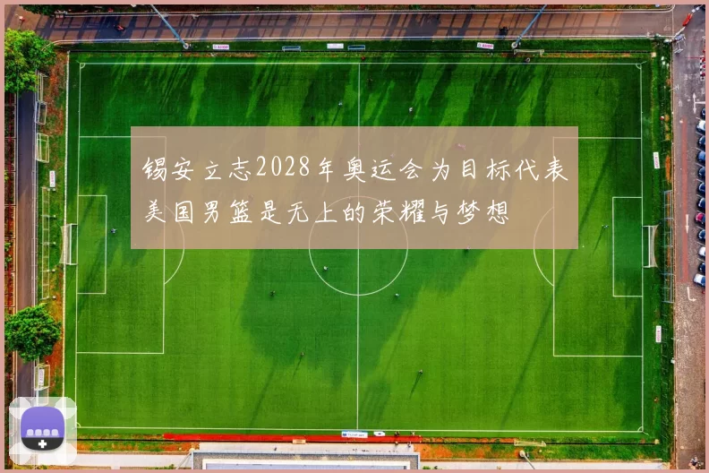 锡安立志2028年奥运会为目标代表美国男篮是无上的荣耀与梦想